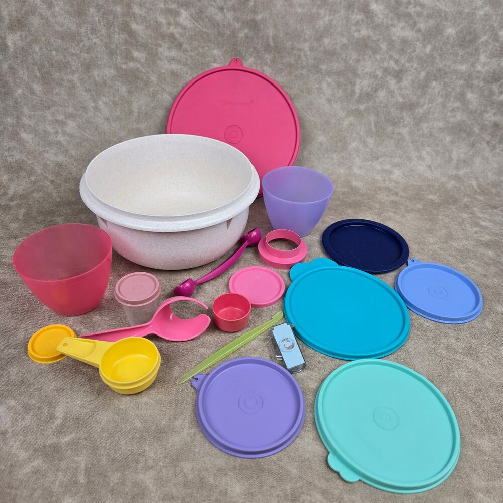 Vintage Tupperware Speckled Bowl Mixed Lot Replacement